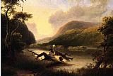 Thomas Doughty Passage of the Delaware through the Blue Mountain painting